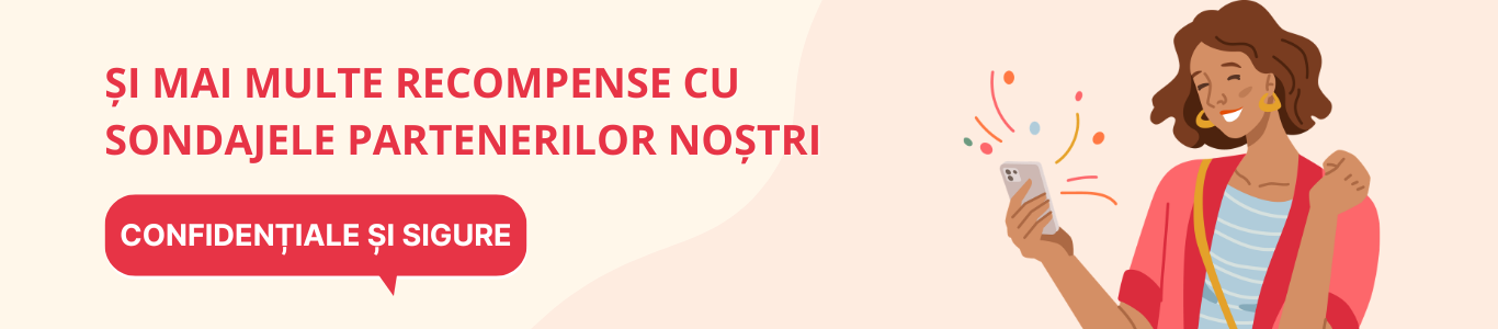 ȘI MAI MULTE RECOMPENSE CU SONDAJELE PARTENERILOR NOȘTRI