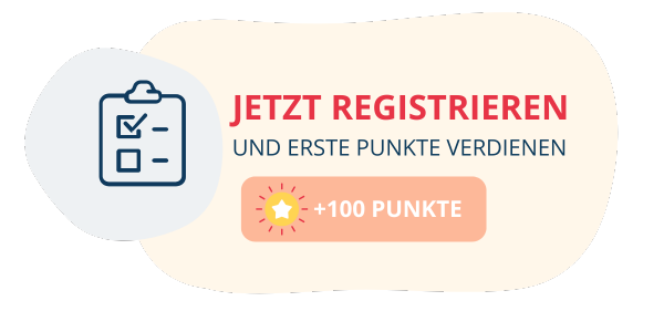 TALK Jetzt registrieren und 100 Punkte verdienen